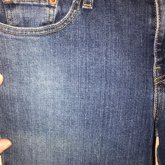 Vintage Levi Strauss and Co Dark Wash Boot Cut Denim Jeans Size 9S or 28/30 - Picture 9 of 12